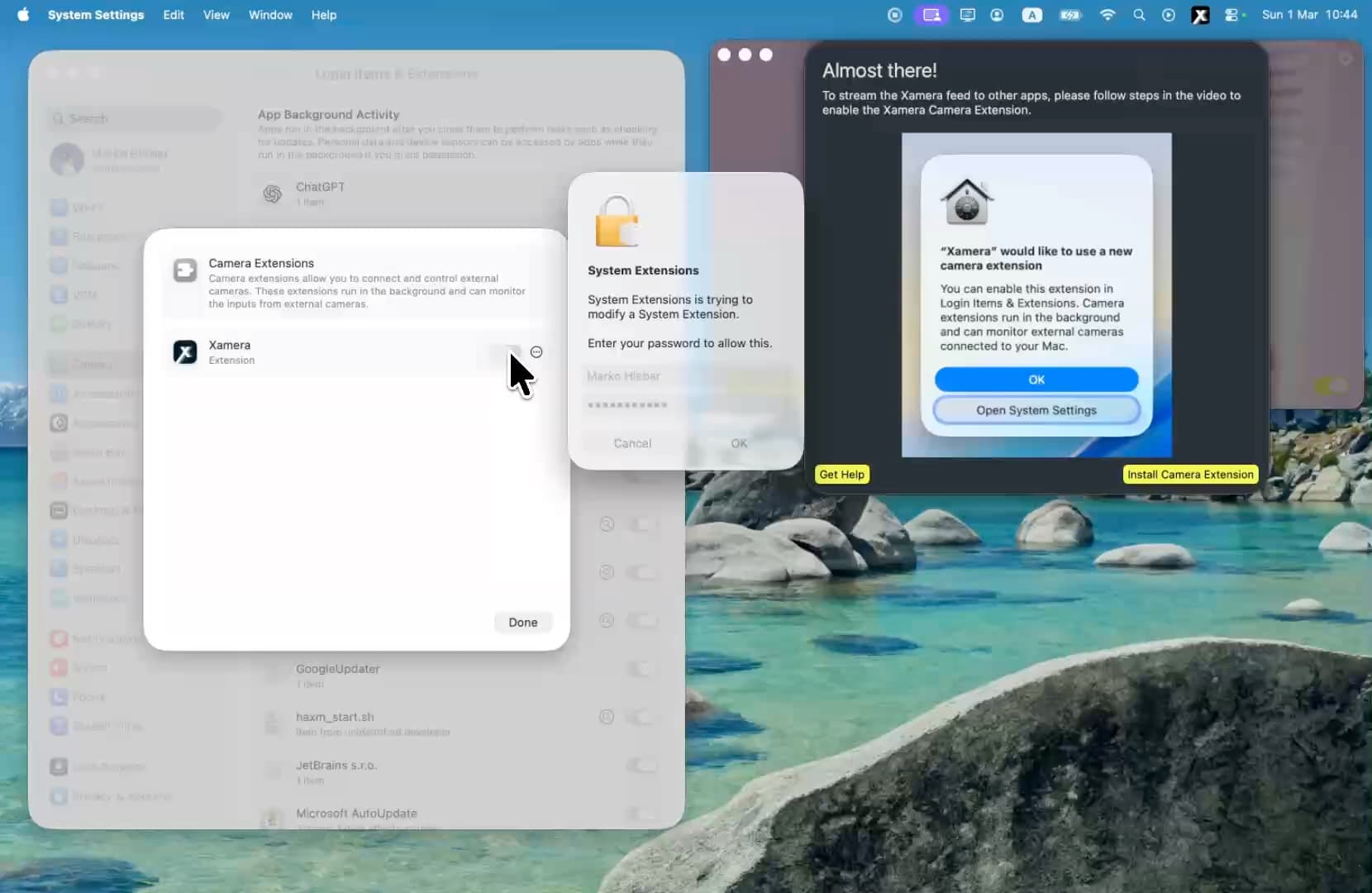 Xamera Camera Installation Guide for macOS