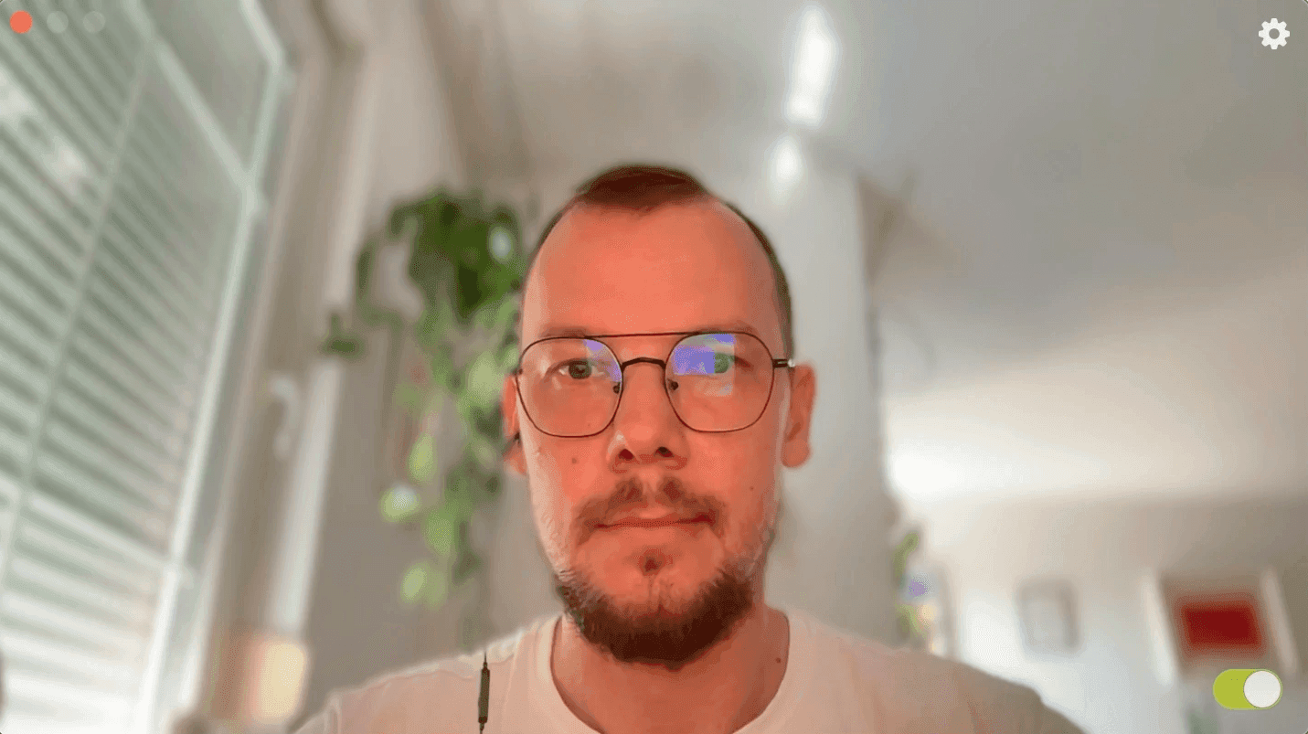 How to enable Mac Portrait Mode on Google Meet when using Safari